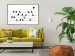Poster Bird Family - black and white birds sitting on wires on a white background 125090 additionalThumb 13