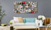 Large canvas print Art of Collage: Banksy II [Large Format] 125690 additionalThumb 5