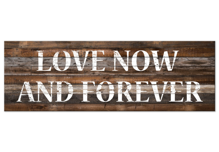 Canvas Print Love Now and Forever (1 Part) Narrow 125890