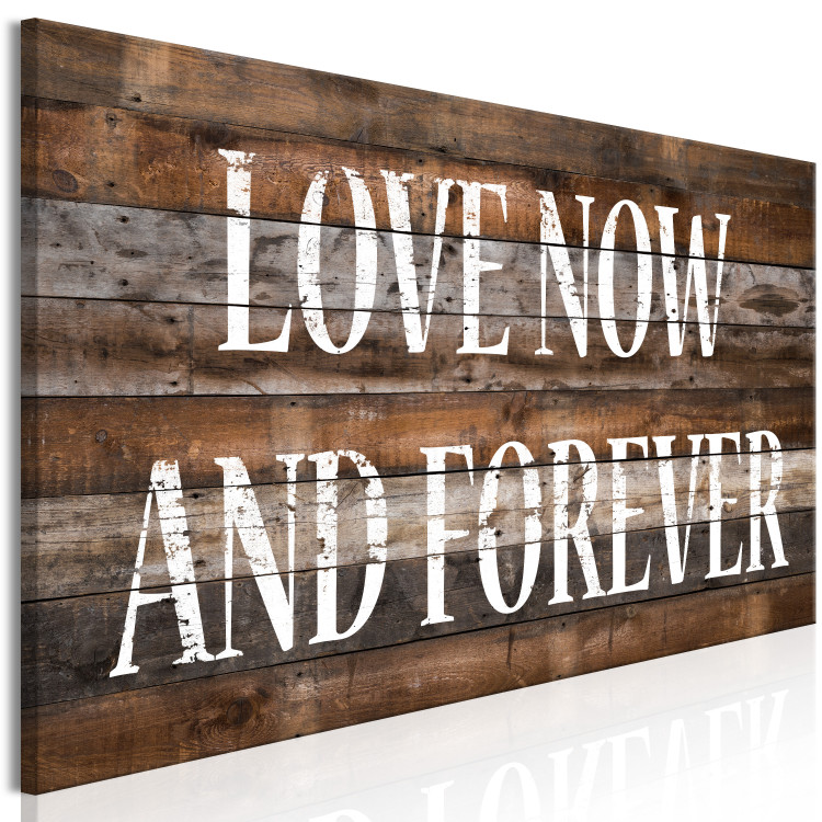 Canvas Print Love Now and Forever (1 Part) Narrow 125890 additionalImage 2