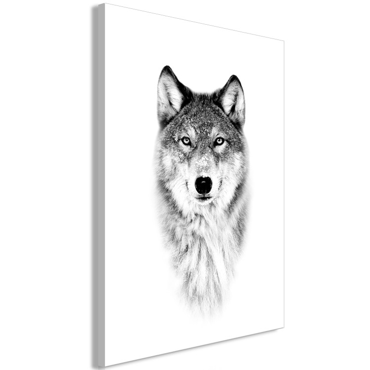 Canvas Print Snow Wolf (1 Part) Vertical 126290 additionalImage 2