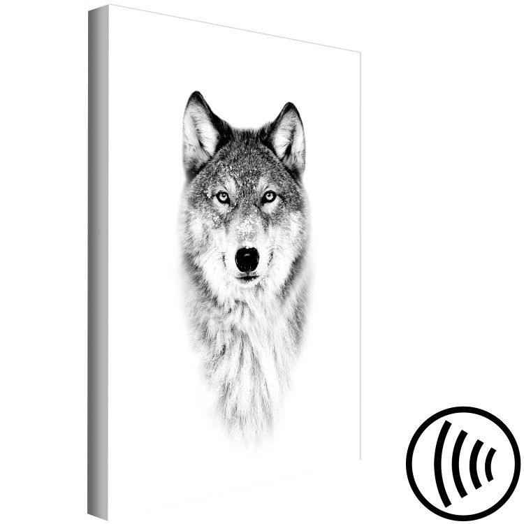 Canvas Print Snow Wolf (1 Part) Vertical 126290 additionalImage 6