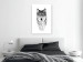 Canvas Print Snow Wolf (1 Part) Vertical 126290 additionalThumb 3