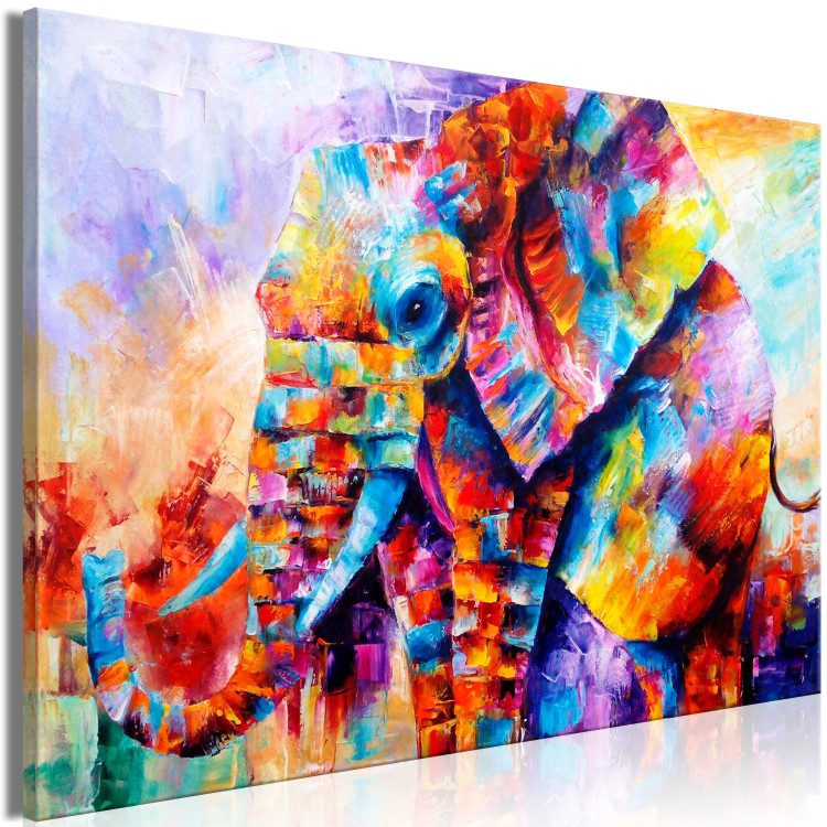 Canvas Print African Colours (1 Part) Wide 127090 additionalImage 2