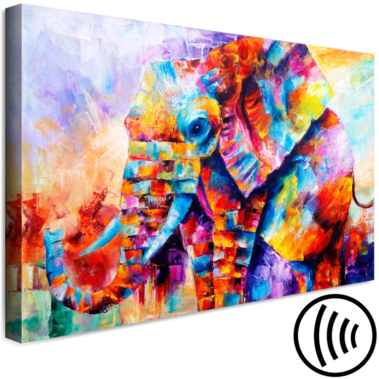 Canvas Print African Colours (1 Part) Wide 127090 additionalImage 6