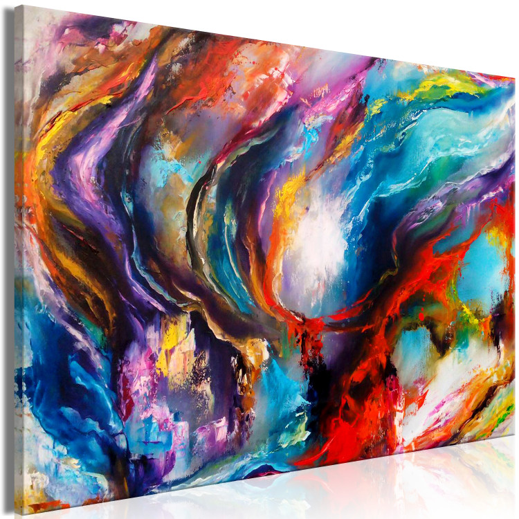 Canvas Print Supernova (1-part) wide - modernist abstraction in color 127290 additionalImage 2