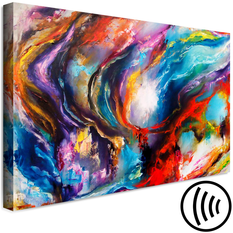 Canvas Print Supernova (1-part) wide - modernist abstraction in color 127290 additionalImage 6