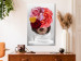Canvas Art Print Peonies and roses covering a woman's face - an abstract portrait 127790 additionalThumb 3