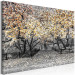Canvas Blooming Magnolias - magnolia trees with flowers in shades of orange 128790 additionalThumb 2