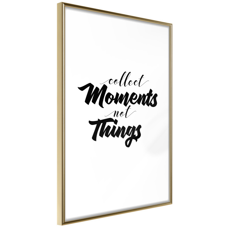 Poster Collect Moments Not Things - English text on white background 129590 additionalImage 9