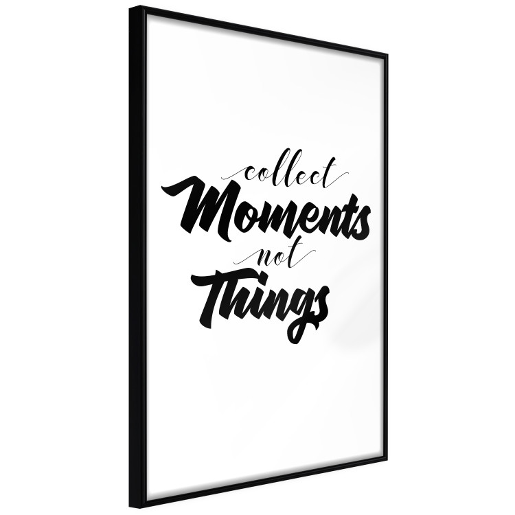 Poster Collect Moments Not Things - English text on white background 129590 additionalImage 11