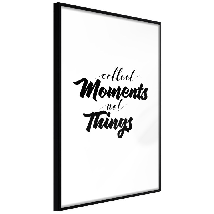 Poster Collect Moments Not Things - English text on white background 129590 additionalImage 8