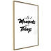 Poster Collect Moments Not Things - English text on white background 129590 additionalThumb 9