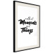 Poster Collect Moments Not Things - English text on white background 129590 additionalThumb 2