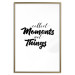 Poster Collect Moments Not Things - English text on white background 129590 additionalThumb 14