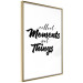 Poster Collect Moments Not Things - English text on white background 129590 additionalThumb 12