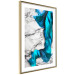 Wall Poster Strong Attraction - blue and abstract pattern on a marble background 129790 additionalThumb 9