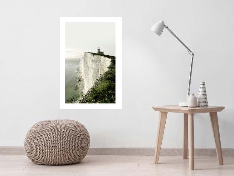 Wall Poster On the Edge - landscape of a gigantic cliff with a lighthouse on top 130290 additionalImage 5