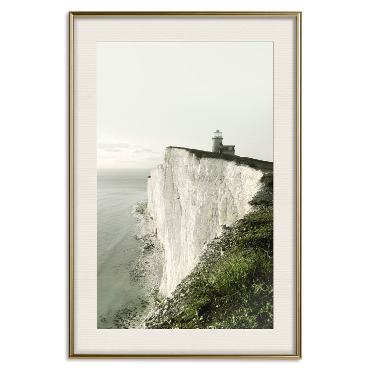 Wall Poster On the Edge - landscape of a gigantic cliff with a lighthouse on top 130290 additionalImage 20