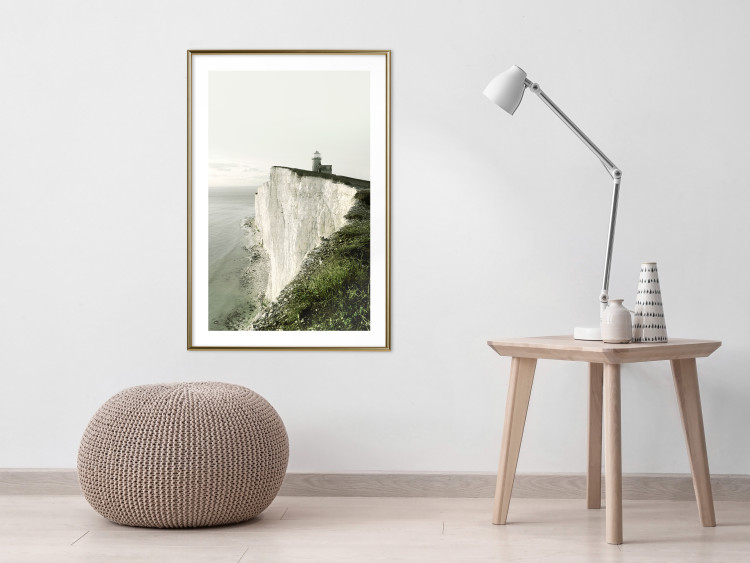 Wall Poster On the Edge - landscape of a gigantic cliff with a lighthouse on top 130290 additionalImage 13