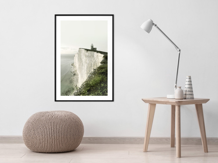 Wall Poster On the Edge - landscape of a gigantic cliff with a lighthouse on top 130290 additionalImage 18