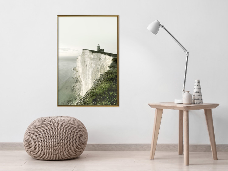 Wall Poster On the Edge - landscape of a gigantic cliff with a lighthouse on top 130290 additionalImage 7