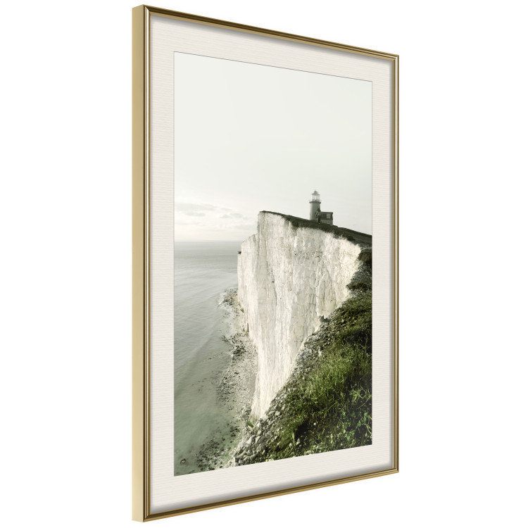 Wall Poster On the Edge - landscape of a gigantic cliff with a lighthouse on top 130290 additionalImage 3