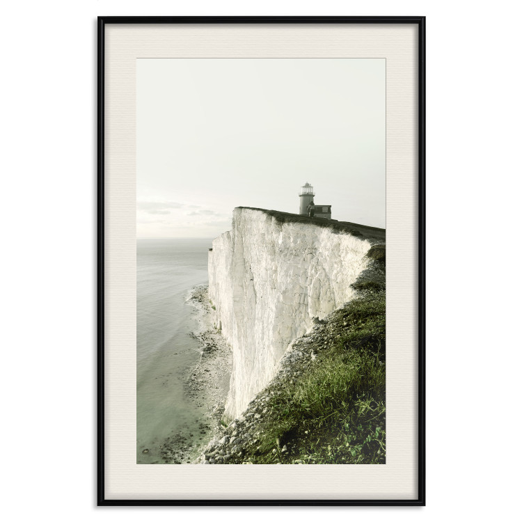 Wall Poster On the Edge - landscape of a gigantic cliff with a lighthouse on top 130290 additionalImage 19