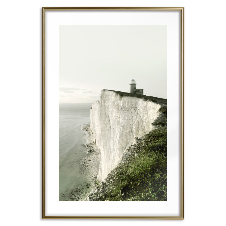 Wall Poster On the Edge - landscape of a gigantic cliff with a lighthouse on top 130290 additionalImage 14