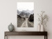 Poster Trail Through Mountains - landscape of a road and rocky mountains against a clear sky 130390 additionalThumb 4