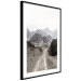 Poster Trail Through Mountains - landscape of a road and rocky mountains against a clear sky 130390 additionalThumb 8