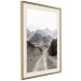 Poster Trail Through Mountains - landscape of a road and rocky mountains against a clear sky 130390 additionalThumb 3