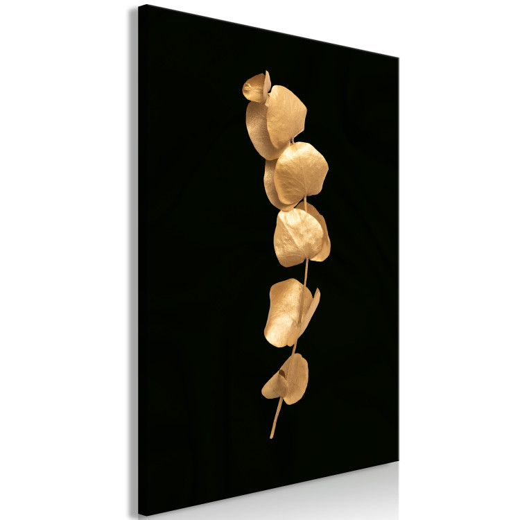 Canvas Botanical Wonder (1-piece) Vertical - abstract golden plant specimen 130490 additionalImage 2