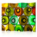 Room Divider Bottles (Background) II (5-piece) - colorful glass seen from a bird's eye view 132590