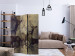 Room Divider Antelopes (3-piece) - silhouettes of wild animals in browns and beiges 133390 additionalThumb 4