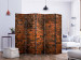 Room Separator Old Wall II (5-piece) - composition with red brick texture 133490 additionalThumb 2