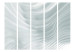 Room Divider Wavy White II - abstract space with light blue waves 133690 additionalThumb 3