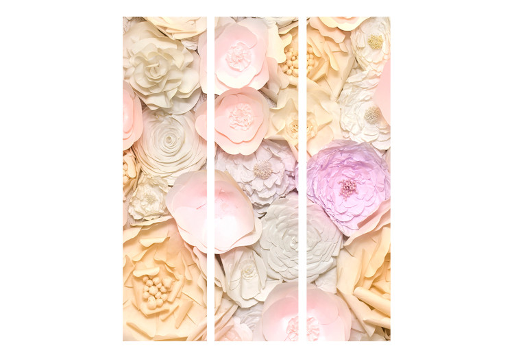 Room Divider Bouquet of Flowers - romantic landscape of roses in bright pastel colors 133790 additionalImage 3
