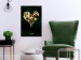 Canvas Print Heart in gold - heart shape covered with gold on black background 134390 additionalThumb 3