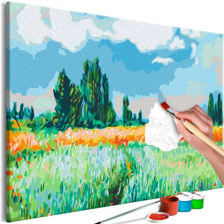 Paint by Number Kit Claude Monet: The Wheat Field 134690 additionalImage 6