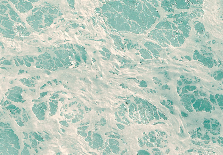 Canvas Print Joyful Dance (1-piece) Vertical - wave landscape on turquoise water 135290 additionalImage 5