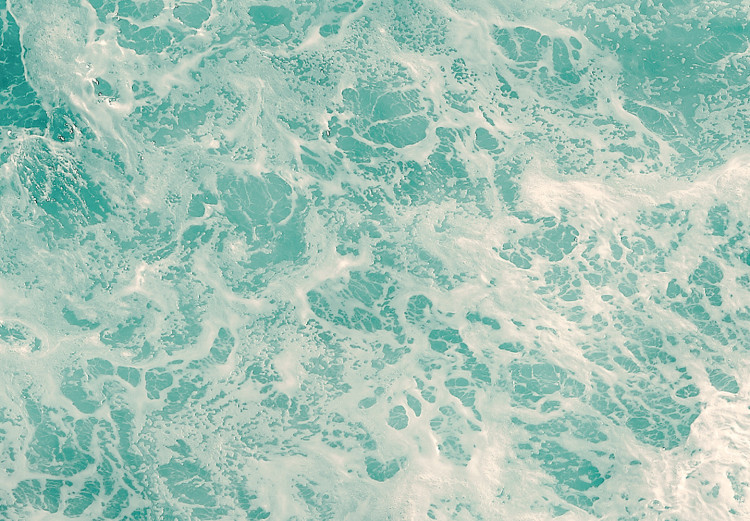 Canvas Print Joyful Dance (1-piece) Vertical - wave landscape on turquoise water 135290 additionalImage 4