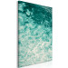 Canvas Print Joyful Dance (1-piece) Vertical - wave landscape on turquoise water 135290 additionalThumb 2