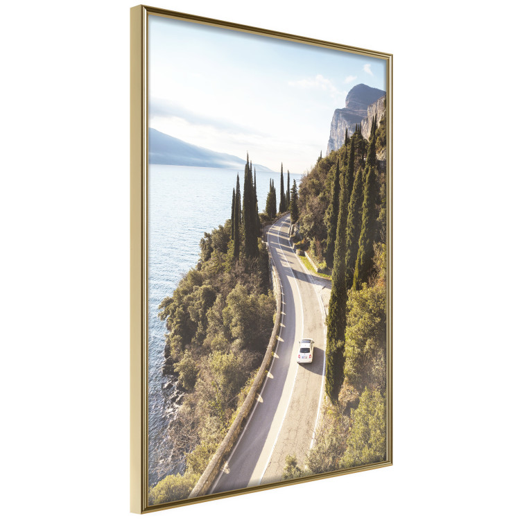 Wall Poster Gardesana - lake and road amidst greenery against the backdrop of Italy's landscape 135890 additionalImage 3