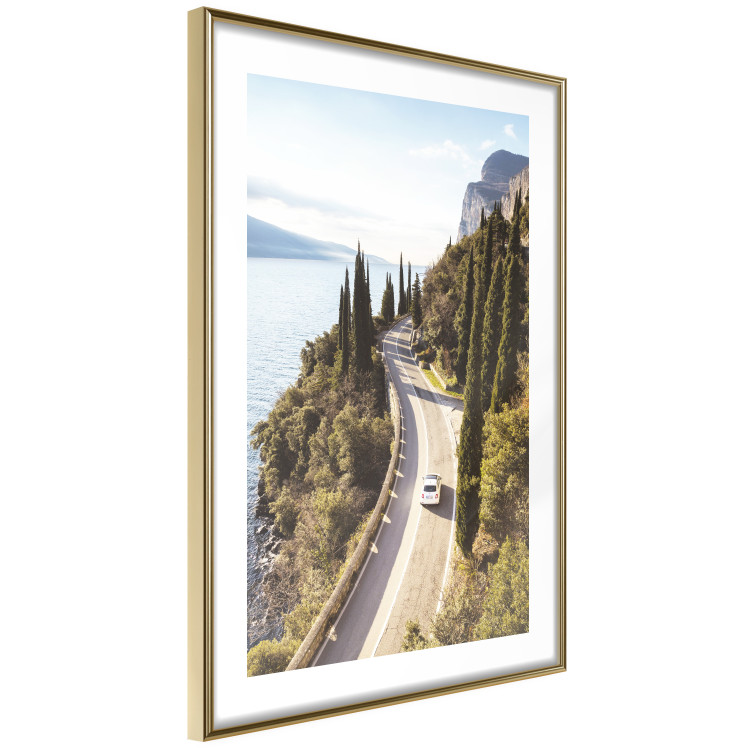 Wall Poster Gardesana - lake and road amidst greenery against the backdrop of Italy's landscape 135890 additionalImage 8