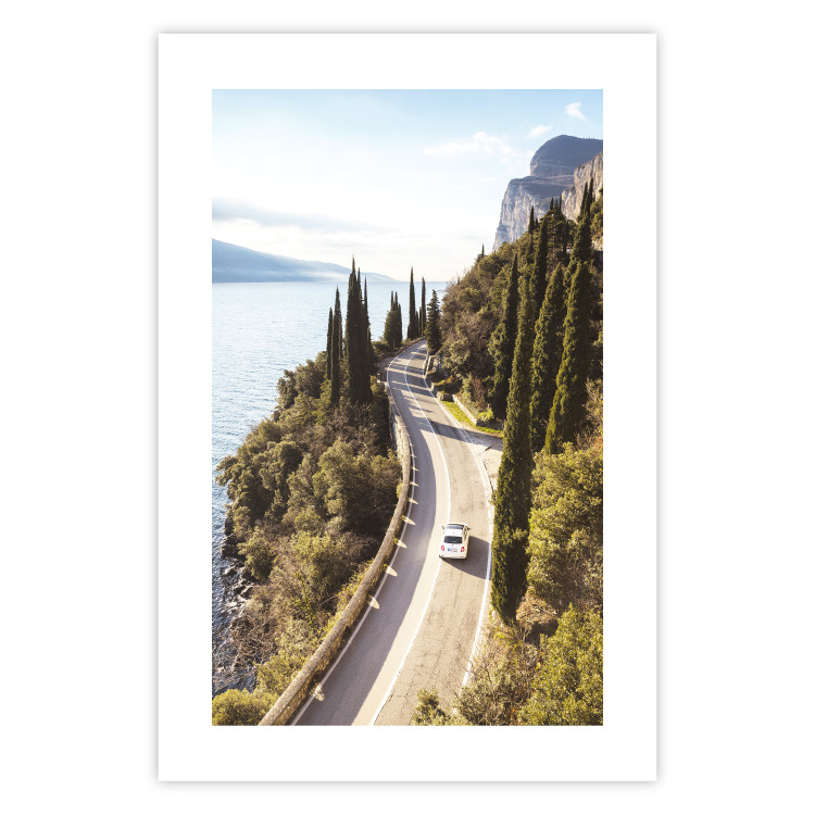 Wall Poster Gardesana - lake and road amidst greenery against the backdrop of Italy's landscape 135890 additionalImage 13
