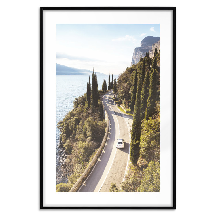Wall Poster Gardesana - lake and road amidst greenery against the backdrop of Italy's landscape 135890 additionalImage 19
