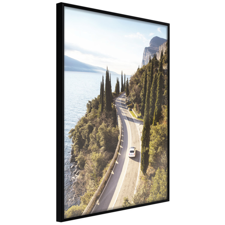 Wall Poster Gardesana - lake and road amidst greenery against the backdrop of Italy's landscape 135890 additionalImage 2