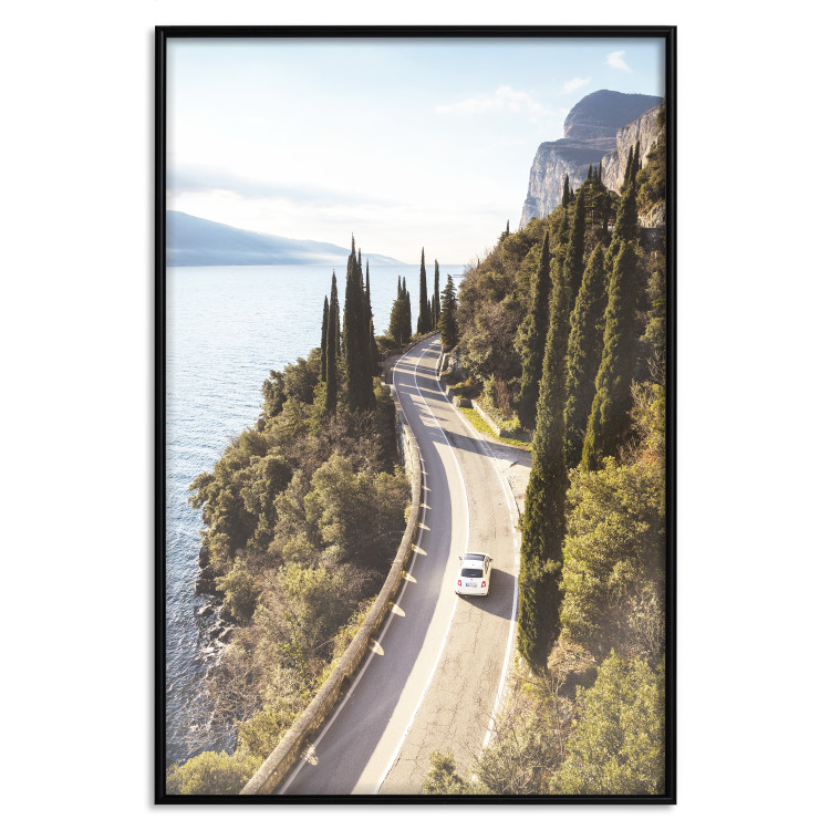 Wall Poster Gardesana - lake and road amidst greenery against the backdrop of Italy's landscape 135890 additionalImage 10