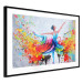 Poster Colorful Ballerina - colorful composition with the silhouette of a dancing woman 136990 additionalThumb 21